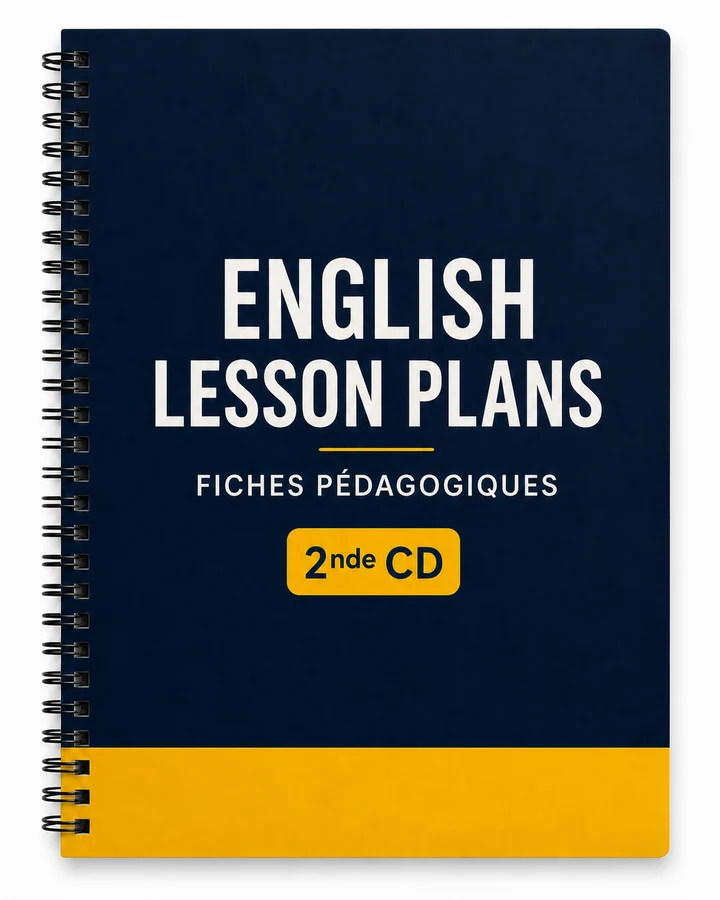 Couverture des fiches pédagogiques pour la classe de 2nde CD