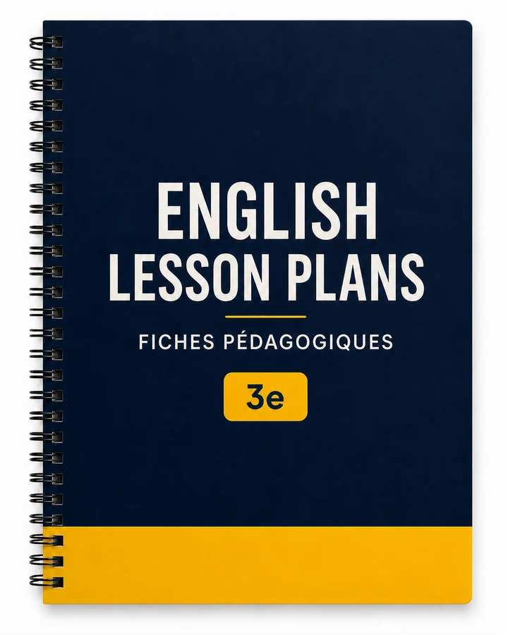 Couverture des fiches pédagogiques pour la classe de 3e